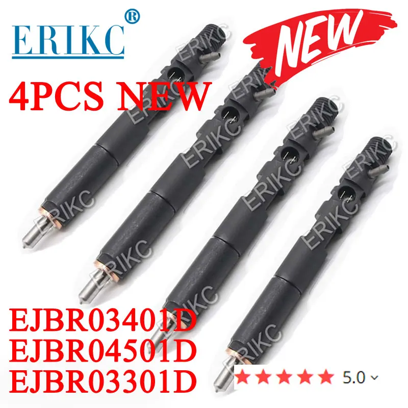 4PC Nozzle Injector Euro 4 EJBR04501D A6640170021 EJBR03401D A6640170021 6640170221 EJBR03301D For SSANGYONG Kyron Actyon JMC 3