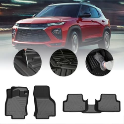 Fully Surrounded Foot Pad For Chevrolet Malibu 2013 2014 2015 Car Waterproof Non-Slip Rubber Floor Mat TPE Car Accessorie
