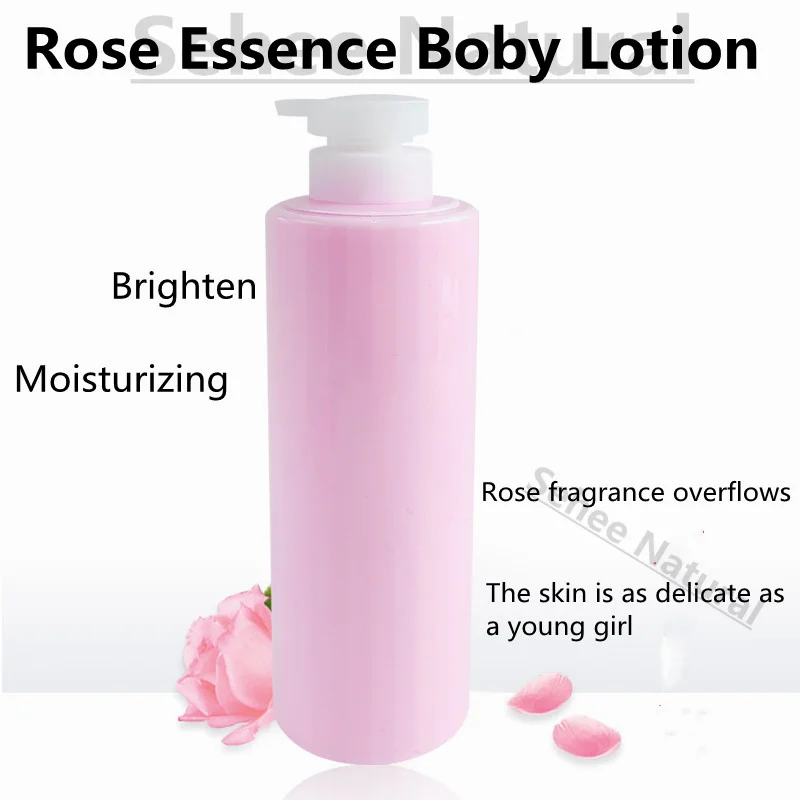 Rose Essence Boby Lotion Rose Fragrance Moisturizing Lasting Fragrance 1000g