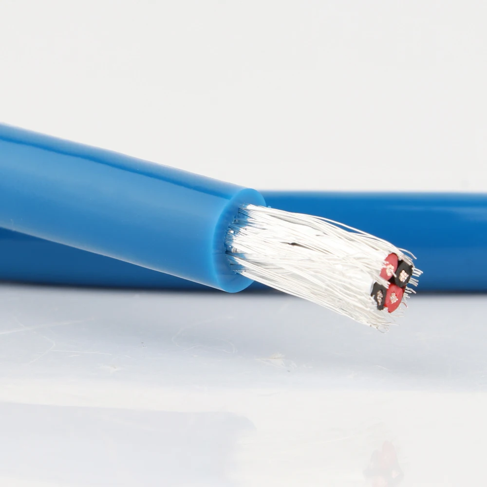 Preffair wysokiej czystości miedzi z posrebrzanym kablem Interconnect RCA Balance przewód sygnałowy kabla Audio/wideo Hifi X404
