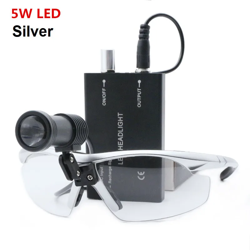 Best Seller Medical Headlight LED Head Light Dental Surgical Headlamp Illuminator with Glasses