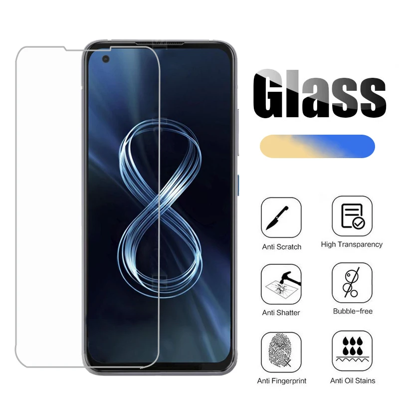 9H Protective Glass On The For Pelicula De Vidro ASUS ZENFONE 8 Tempered Glass For ASUS ZENFONE 8 FLIP Screen Protector Film