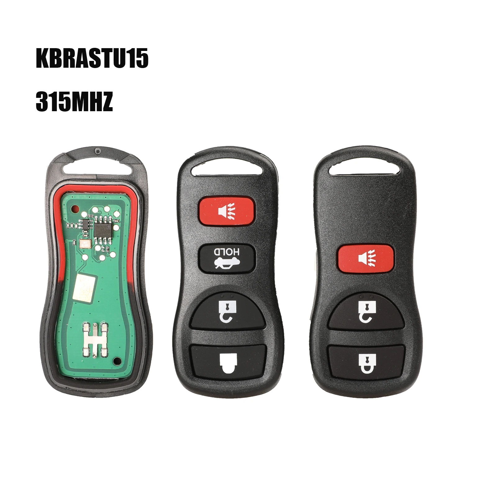 Jingyuqin Keyless Entry Remote Key 315/433MHZ For Infiniti/Nissan Frontier Murano Armada Pathfinder Versa Altima Maxima Xterra