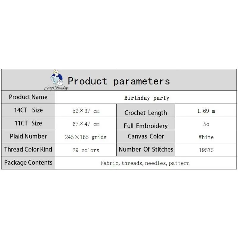 Zestaw do szycia krzyżyka z okazji urodzin mysz dla ptaków DMC 11CT 14CT robótki haft DIY wzór zestaw rodzinny ozdobny obraz