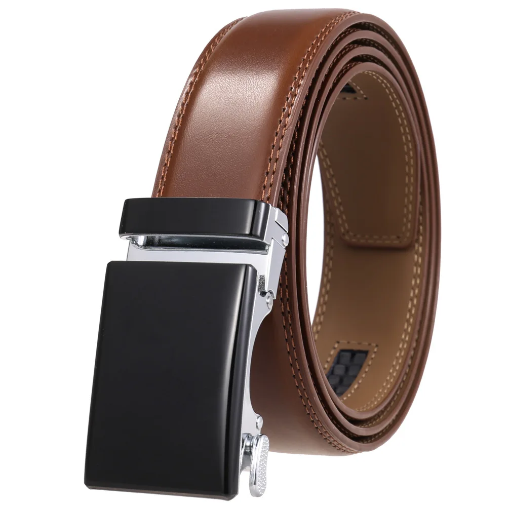 Neue Luxus Marke Gürtel für Männer Hohe Qualität Männlich Strap Echtes Leder Taille Band Automatische Schnalle Gürtel Ceinture Homme 3,5 cm – Detail 20