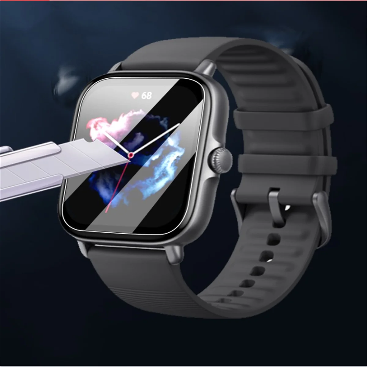 Soft Fiber Glass Protective Film Cover For Amazfit GTR 3 Pro / GTR 3 / GTS 3 Smart watch Screen Protector Shell Case Accessories