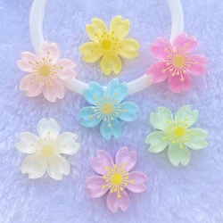 10 sztuk nowy śliczne żywica Mini mieszane kwiaty mieszkanie powrót Cabochon księga gości Kawaii DIY akcesoria upiększające E35