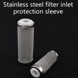 Stainless Steel Filter Inlet Protection Sleeve Gardens Irrigation Aquarium Shrimp Fish Tank Stainless Steel Water Pump Filter