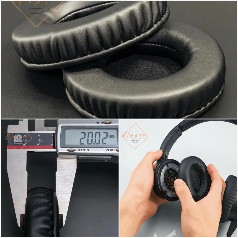 Soft Leather Ear Pads Foam Cushion EarMuff For ELECOM OH1000 Series Headphones Perfect Quality, Not Cheap Version