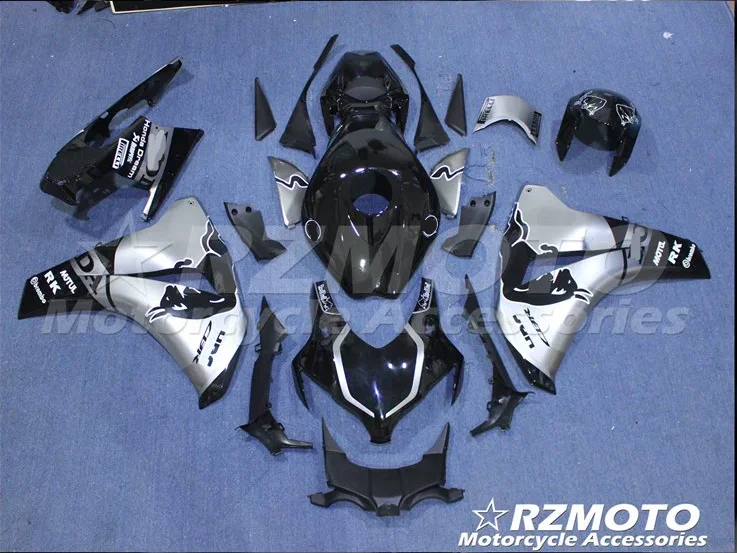 

ACE KITS New ABS Injection Fairings Kit Fit For HONDA CBR1000RR 2008 2009 2010 2011CBR1000RR 08 11 Black Red F2281