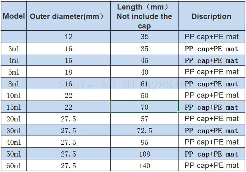 20pcs/lot 3ml 5ml 10ml 15ml 20ml 30ml 40ml 50ml (Clear/ brown) Glass Seal Bottle Reagent Sample Vials With Plastic Lid Screw Cap