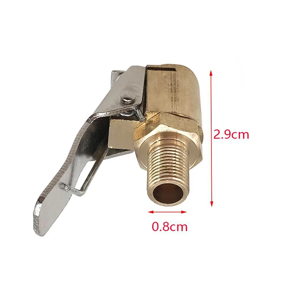 8mm hose end for wheel swing fitting adapter quick release pump tip metal with valve