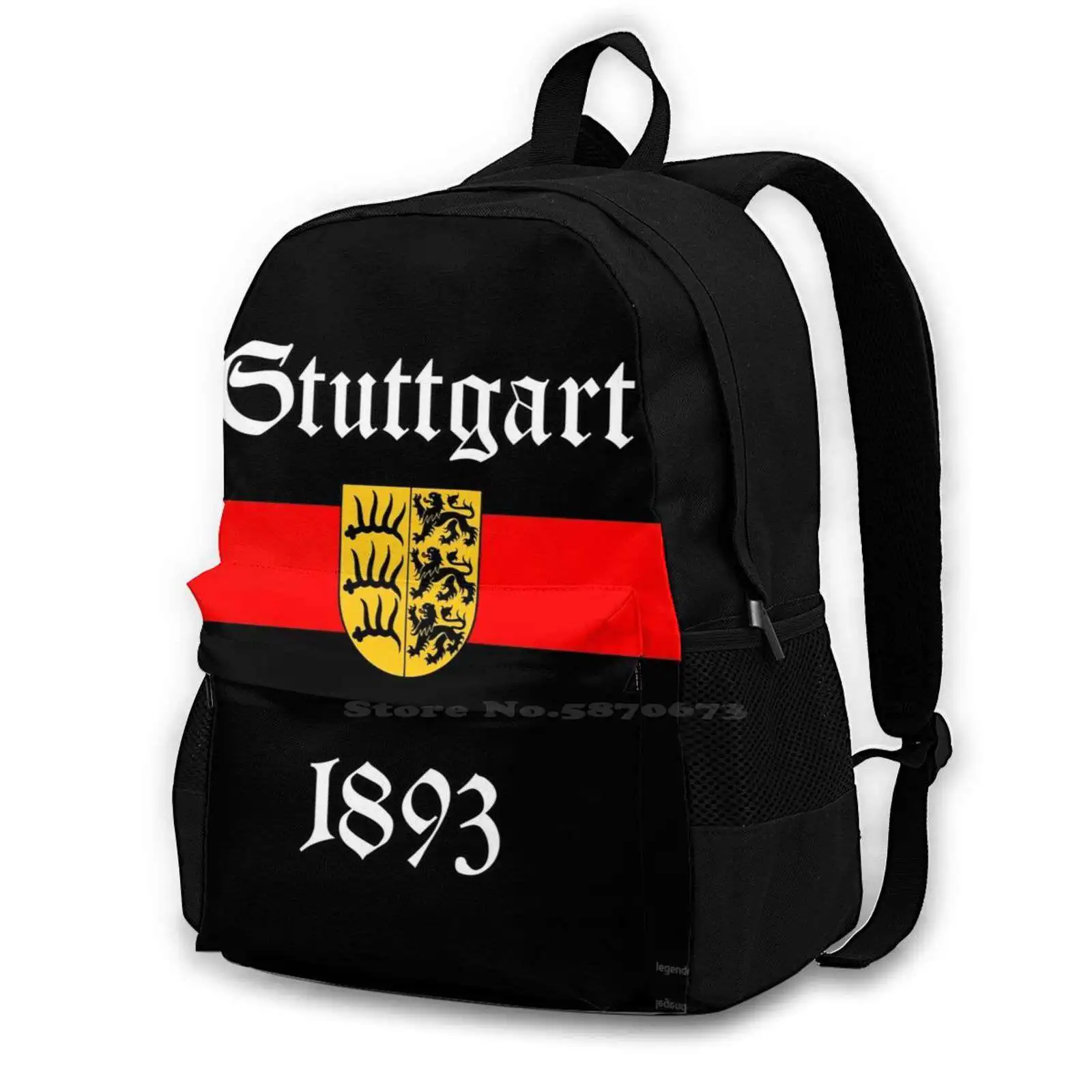 

1893 Teen College Student Backpack Pattern Design Bags Breast Ring 1893 Kingdom Seasoning