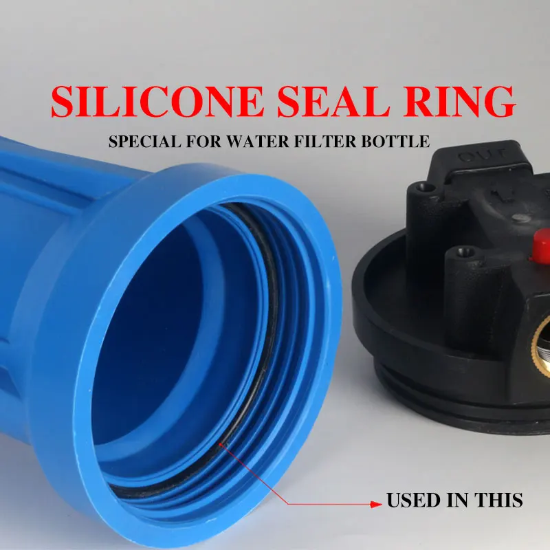 20 Inch Filter Bottle Sealing Ring O-ring Rubber Water Purifier Leather Ring Thickened 105*95MM * 4MM Waterproof Leak Proof