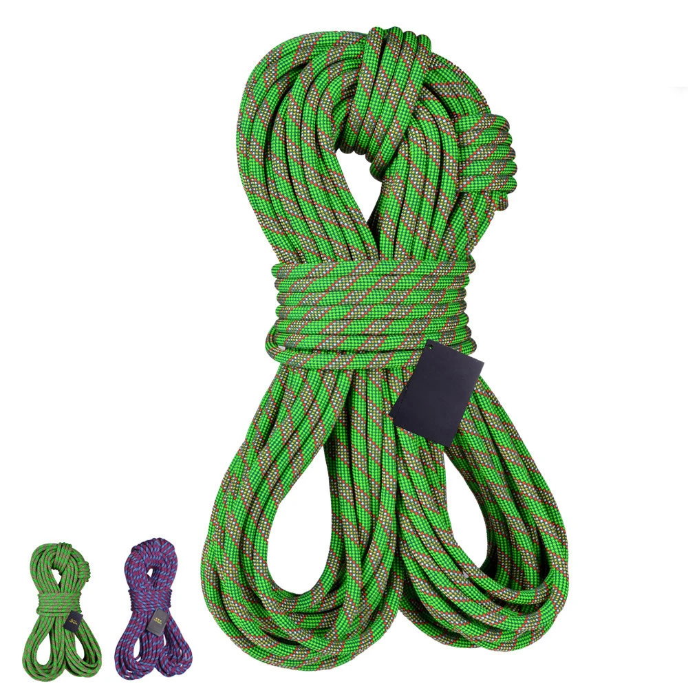 

10M Rock Climbing Power Rope High Strength Cord Lanyard Safety Rope Outdoor Hiking Dynamic Rope Survival Tool Climbing Equipment