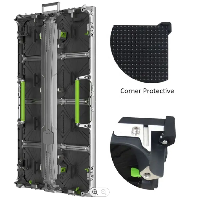

P3 91 Hd Movie Pictures Led Display Screen China Best Quality Price Indoor with Small Cabinet 500 X 500 Mm Pixel Chip Die SMD