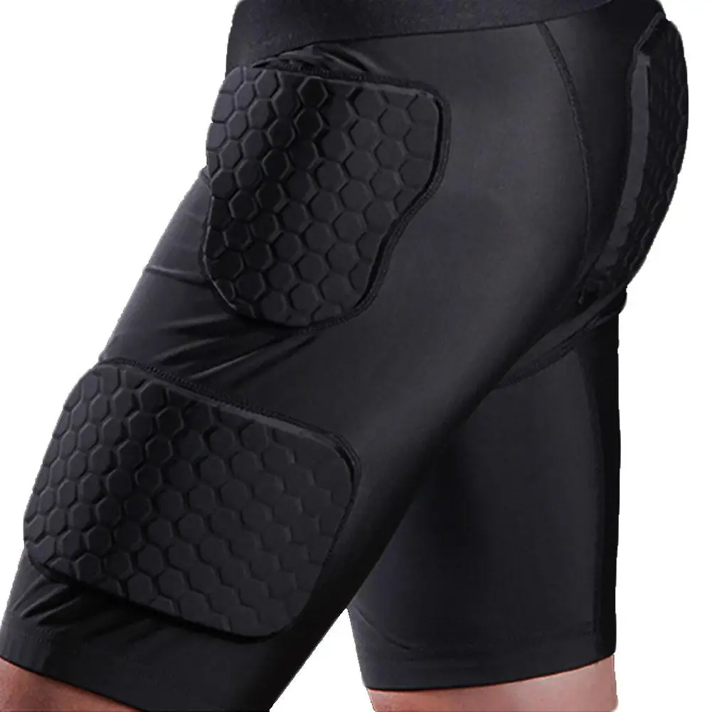 Anti collision Men Soccer Football Basketball Padded Shorts