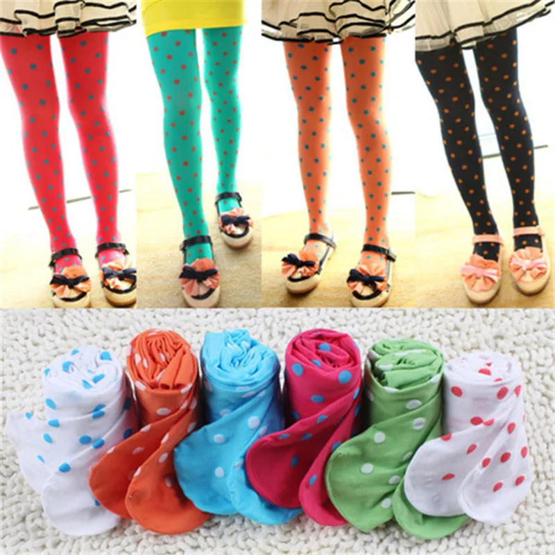 Baby Velvet Candy Colors Cute Girls Tights For Children Pantyhose Kids Stockings Autumn & Spring