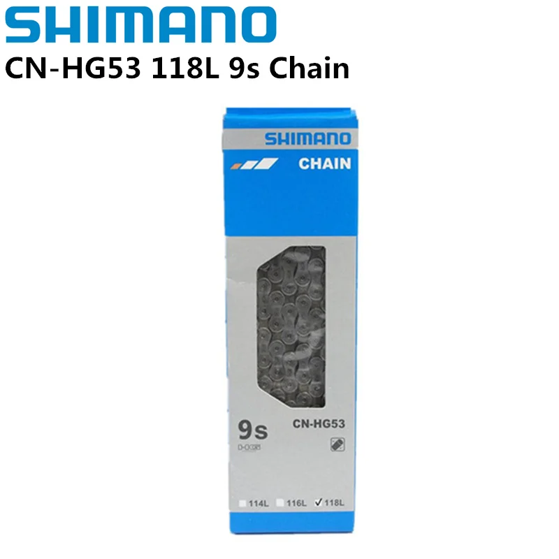 Shimano Alivio HG53 HG93 9 Speed chains Super Narrow HG Bicycle Bike Chain 9-speed 9S 112 links 112L