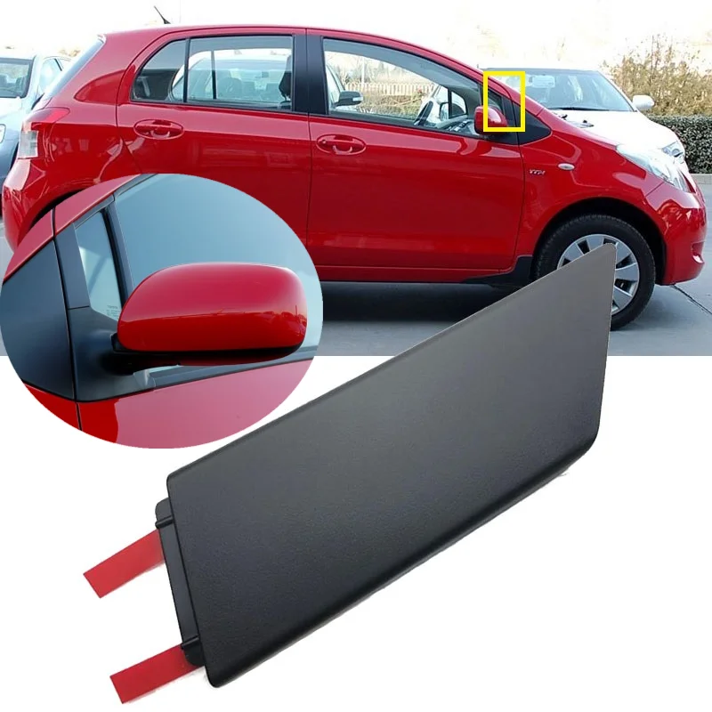 

Yasong For TOYOTA Yaris 2008-2013 Side Mirror Window Frame Trim Strip Rear View Mirror Decorative Strip Mirror Garnish Panel