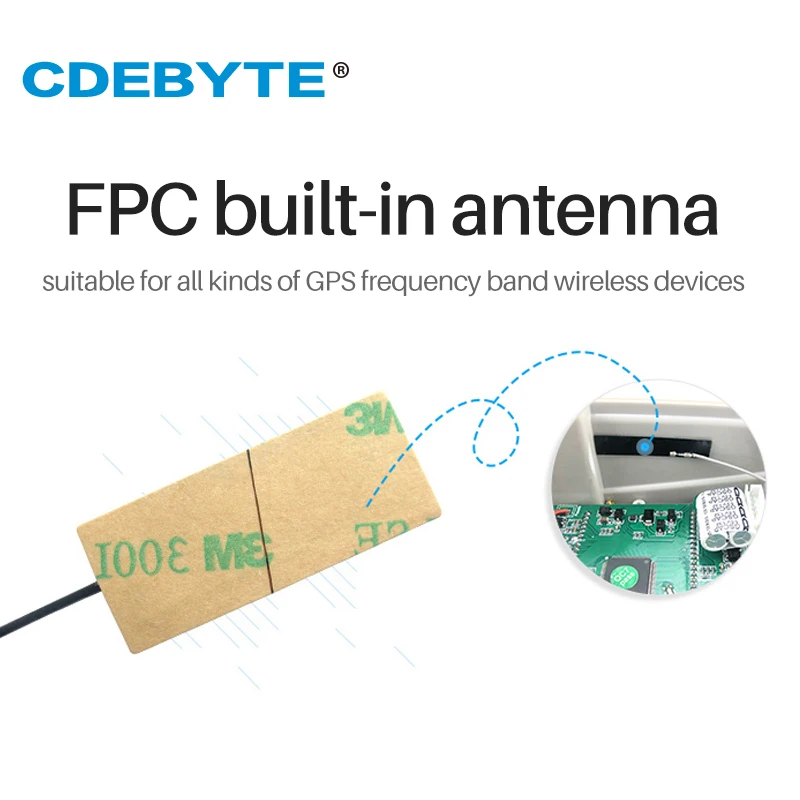 10 قطعة 1575.42 ميجا هرتز هوائي 3dBi IPX-1 المدمج في FPC هوائي GPS الاستقطاب العمودي متعدد الاتجاهات الإشعاع IoT TXGB-FPC-3615