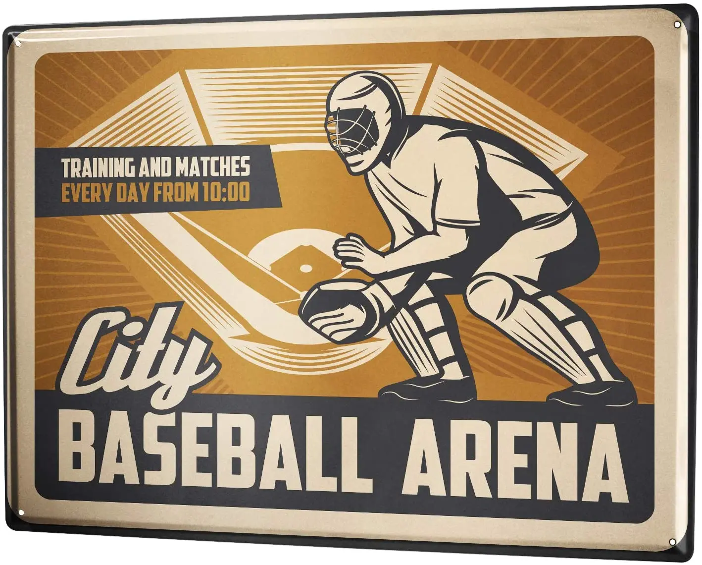 SINCE 2004 Tin Sign Sport Baseball