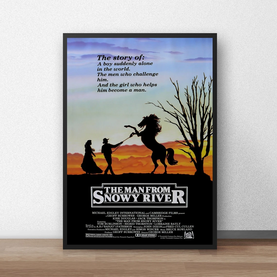 The Man From Snowy River Movie Poster Canvas Art Print Home Decoration Wall Painting ( No Frame )