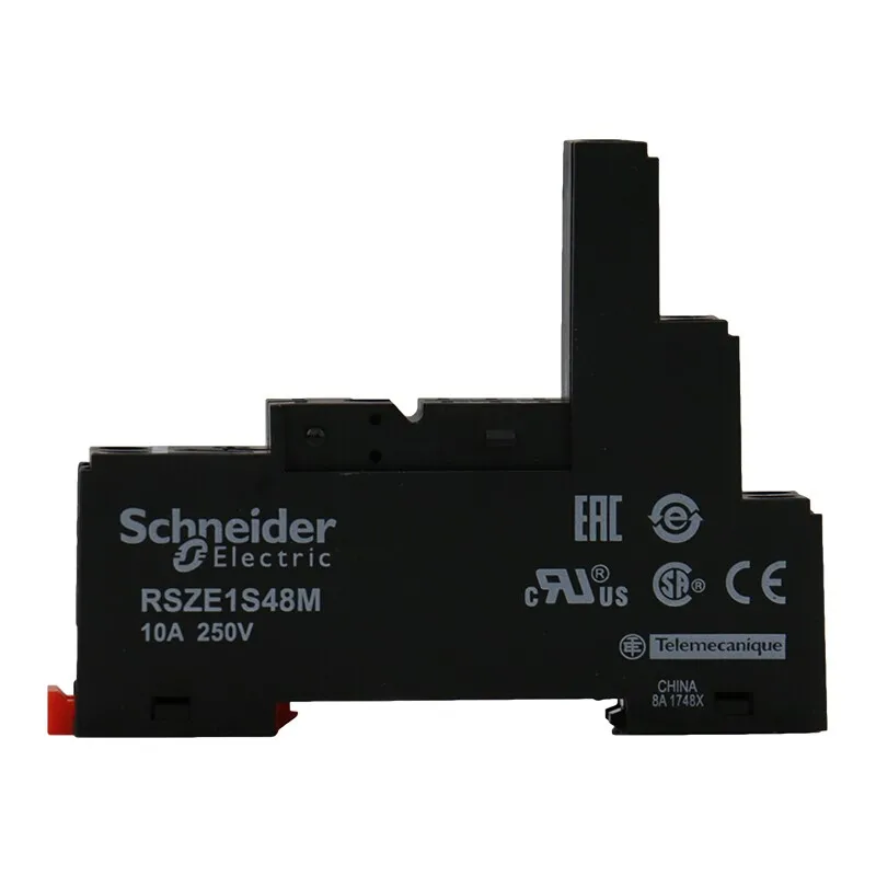 Original Schneider RSZ Relay Socket RSZE1S48M 10A 2 Open and 2 Closed Separate Socket (For RSB2, RSB1A160)