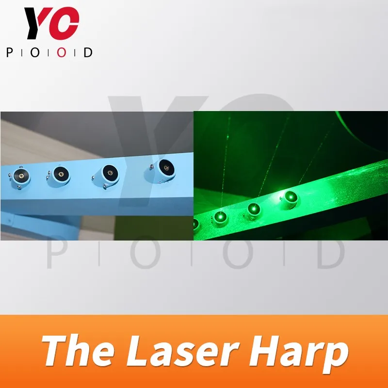 Takagism Game prop laser harp for room escape game touch the lasers in order to unlock DIY manufacture