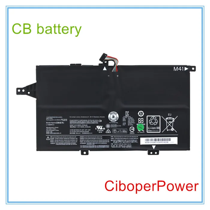 Original qualität batterie für L14M4P21 14S4P21 L14M3P22 Batterie für K41-70 K4170 M41-70