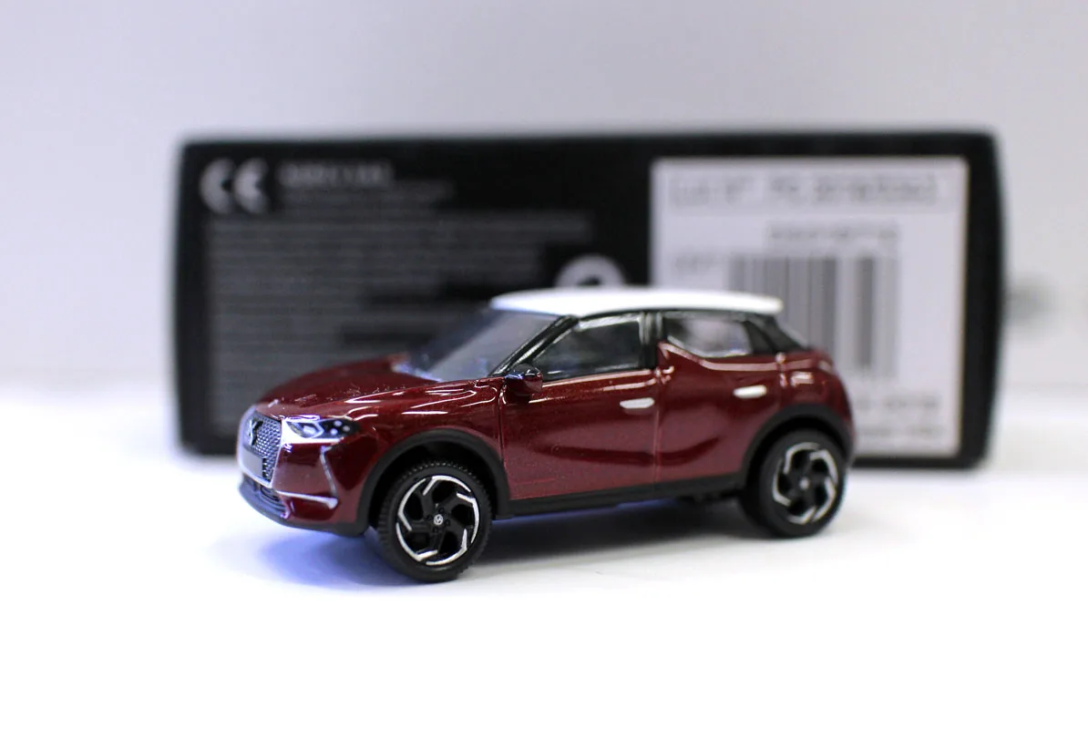 ダイキャスト合金玩具車、ダイキャストカー、コレクションギフト、1: 64スケール、ds3、クロスバック2019、シュノーケリング、3インチ、新品