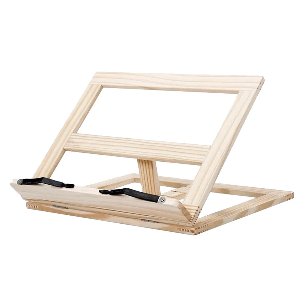 범용 나무 프레임 독서 책장 브래킷 태블릿 노트북 스탠드 홀더 랙, 핫세일