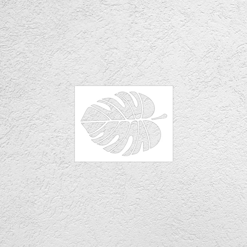 40cm - 50cm Stencil For Painting Paint On The Wall Template Furniture Large Sideboard Leaf Tropical Summer Jungle Palm Tree S146