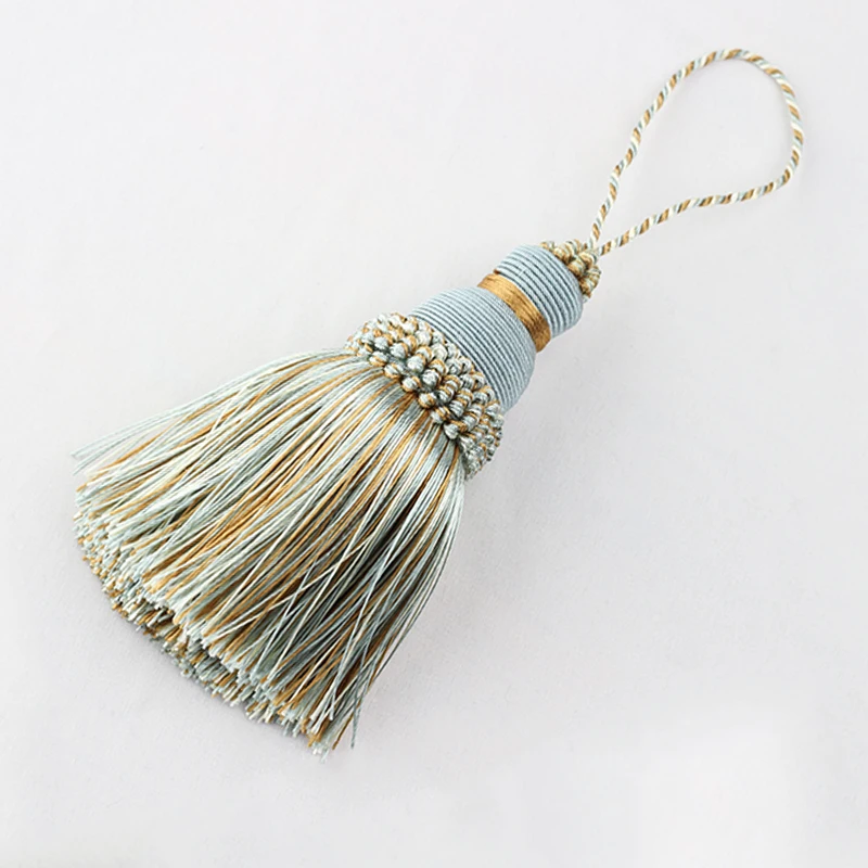 1Pc Tassel Hanging Rope Silk Tassel Trim Sewing Fringe Curtain Accessories Key Tassels for DIY Embellish Clothes Decoration