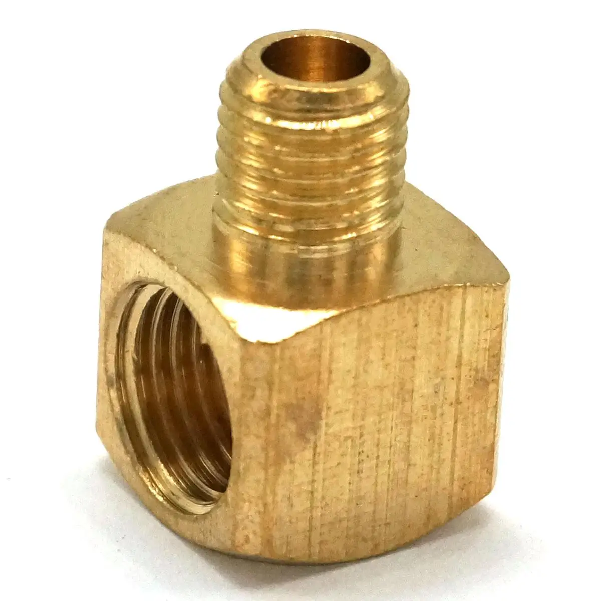 Innengewinde 90 Grad Ellenbogen Messing Rohr Fitting Anschluss Adapter Schlauch Rohr Fitting M8 männlichen zu M10x1mm