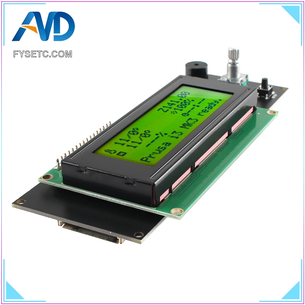 Impressora 3d 2004 controlador lcd com slot para cartão sd para rampas 1.4-display