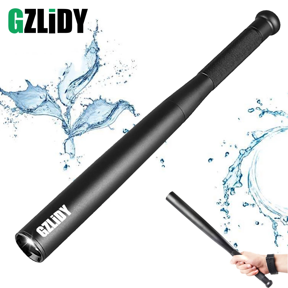 Baseball Bat LED Flashlight T6 LED torch super bright baton for Emergency and For self-defense,outdoor lighting