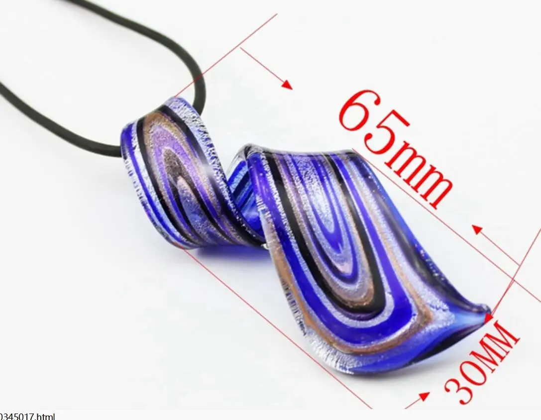 New Handmade Murano Lampwork Glass Fashion Tassels Liuli Pendant Fit Necklace Jewelry Gifts LL95