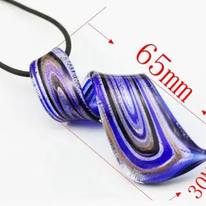 Liuli Halskette Anhänger Pass 6 Hauptverkaufsanhänger Glas Murano - №6