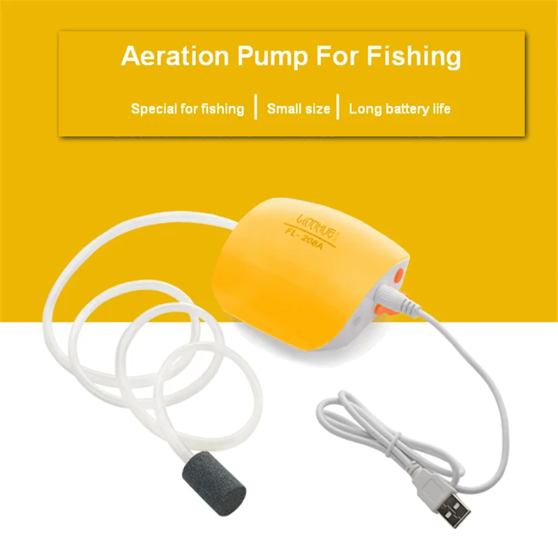 LINNHUE outdoor aerator lithium battery rechargeable fish farming ultra-quiet oxygen pump fishing dedicated aerator