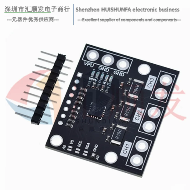 وحدة INA3221 حافلة ثلاثية الاتجاه, منخفضة الجانب/الجهد العالي/التيار/مراقب الطاقة I2C