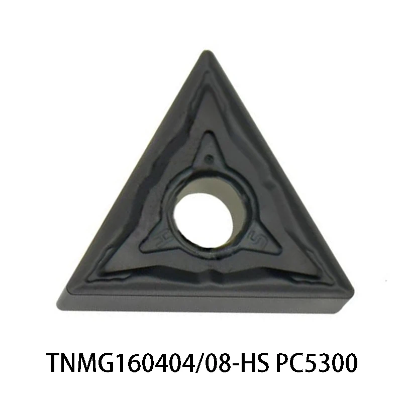 Original Carbide Inserts TNMG160404-HS TNMG160408-HS PC5300 TNMG 160404 160408 for Steel and Stainless Steel Lathe Cutter CNC