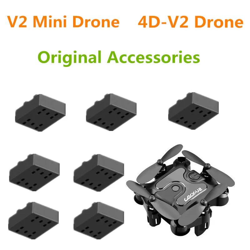 V2 Mini Drone Battery 3.7V 700mAh For 4D-V2 Drone Spare Parts Original Accessories V2 Drone Battery