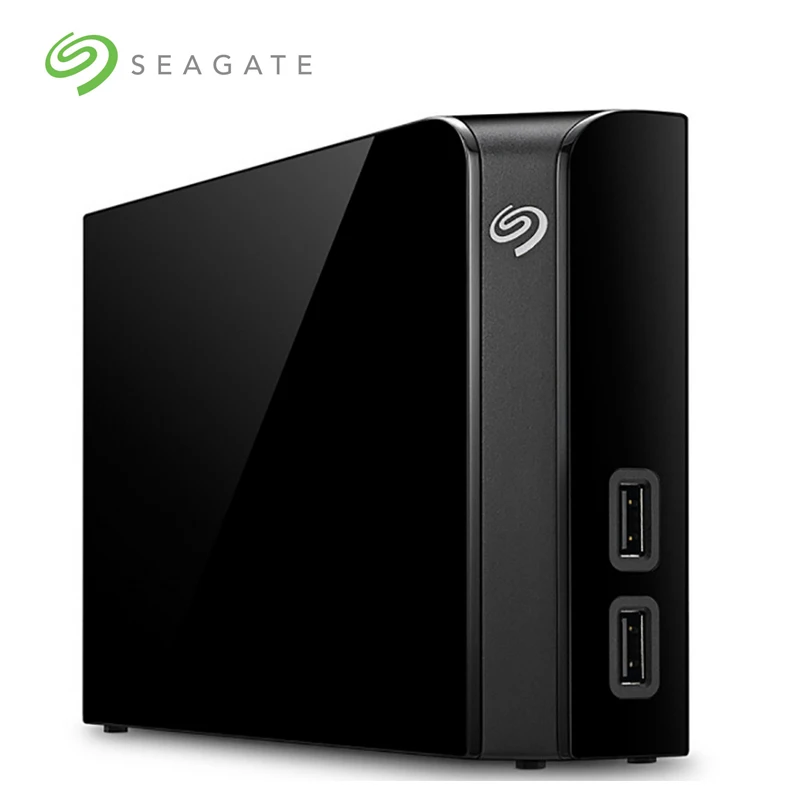 Seagate Hard Disk Eksternal 3.5 Inci Kapasitas Besar Hard Disk Seluler USB 3.0 Tambahan USB Hub Desktop Hard Disk Seluler