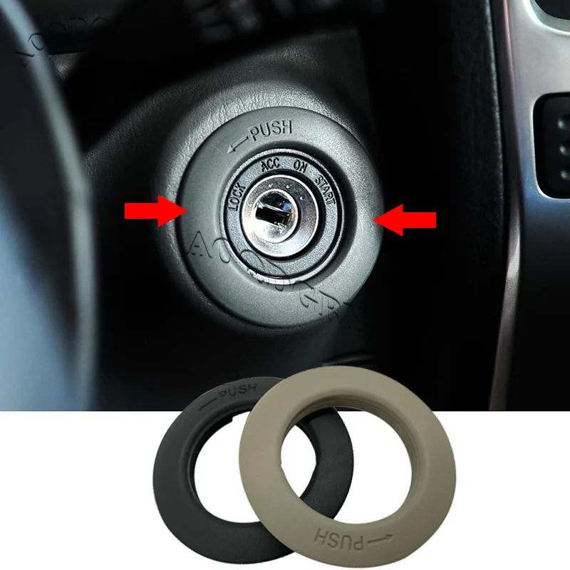 Ignition Switch Key Hole Trim Ring Bezel For Toyota Prado LC120 FJ120 2003-2009 Replace Molding Car Accessories