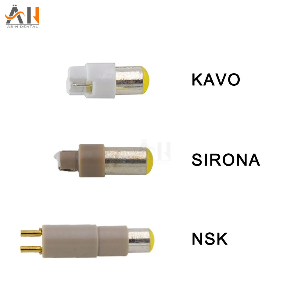 

5pcs LED Bulb with E-generator for Kavo Fiber Optic Handpiece LED Light for Dental Handpiece Dental Bulb compatible with NSK