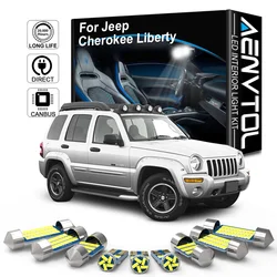 AENVTOL Canbus For Jeep Cherokee XJ ZJ KL Liberty KJ KK 1996 1997 2002 2006 2007 2018 2010 2011 2012 2014 2020 LED Interior Lamp