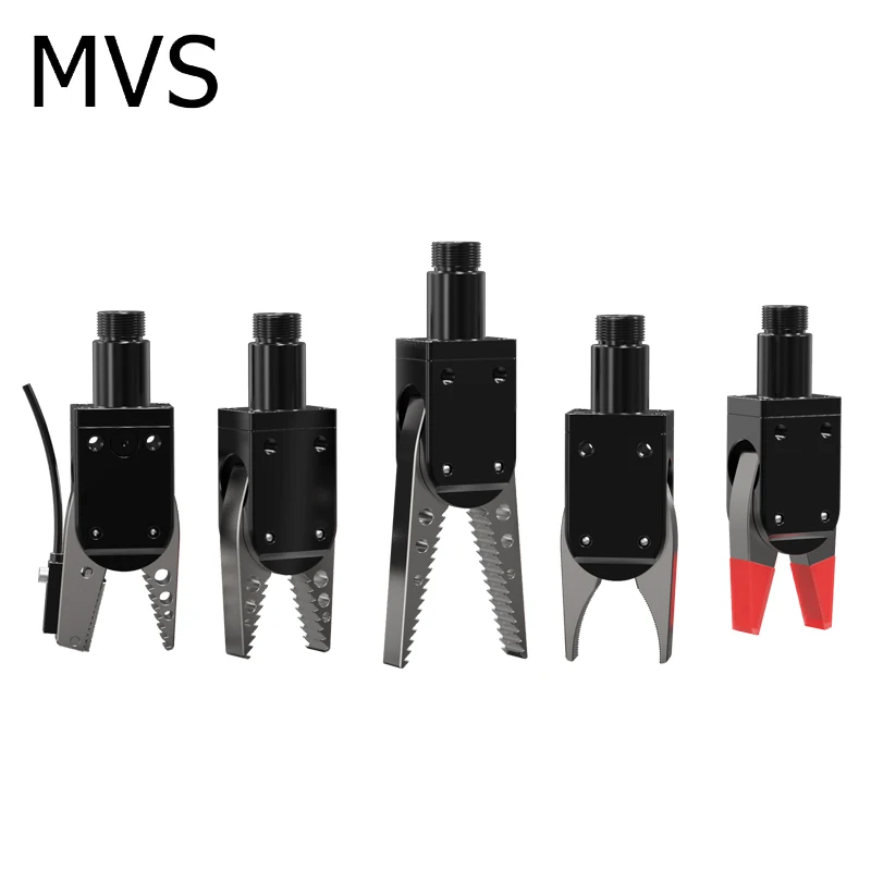 Manipulator Air Pneumatic Gripper Clamp GRZ20-C/H/J/L/T Pu Hose Plastic Clip Robot Automation Gripper Scissors