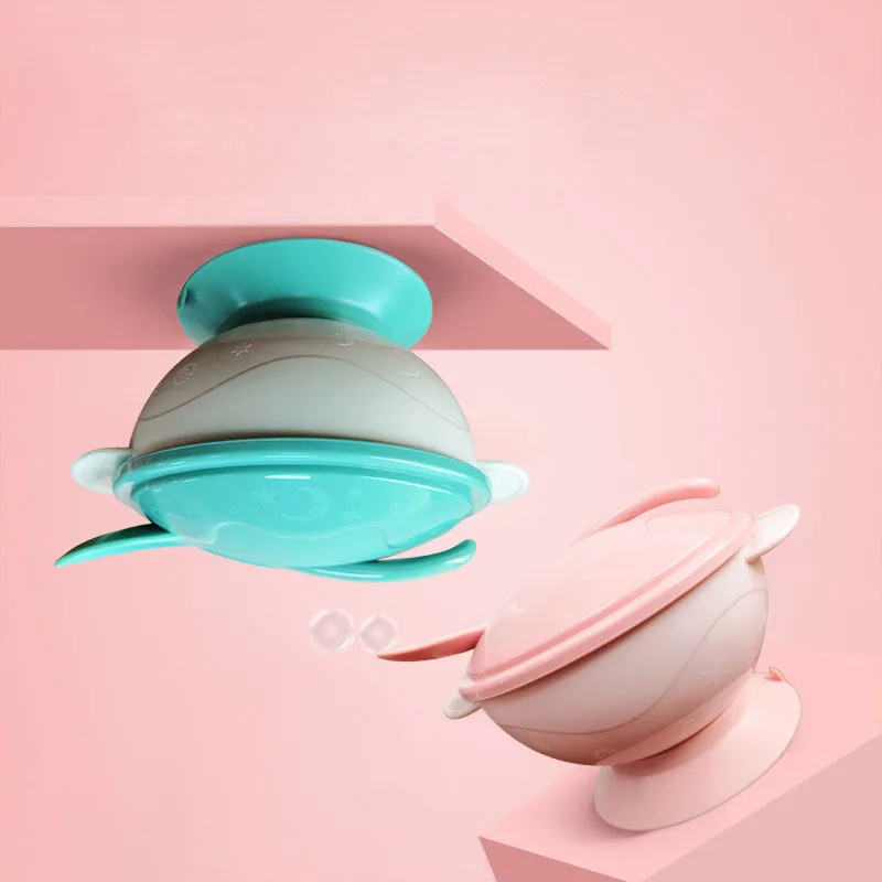 

Набор детской посуды на присоске, тарелка для кормления и ложка, G0465