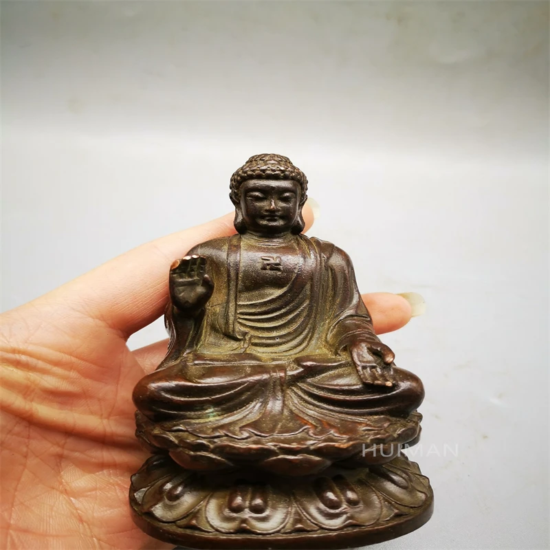 

Bronze Sakyamuni Buddha Statue, Metal Handicraft, Free Delivery